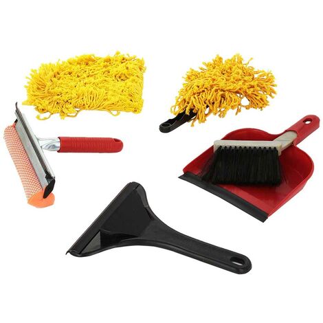 15Pcs Lot de Brosse Nettoyage Voiture avec Sac de Rangement