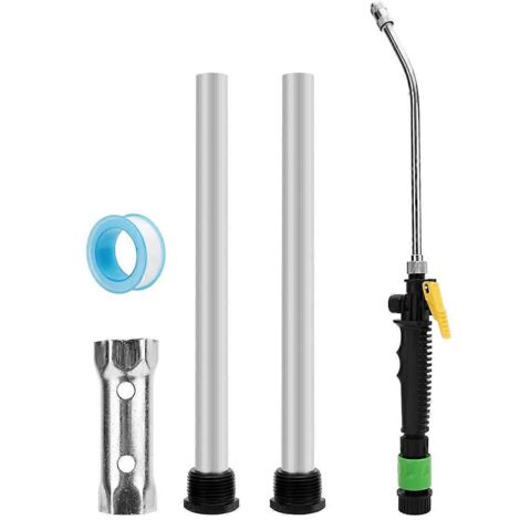 Kit de nettoyage et tige d'anode, tige de magnésium de 9,26 pouces avec filetage NPT de 3/4 pouce.