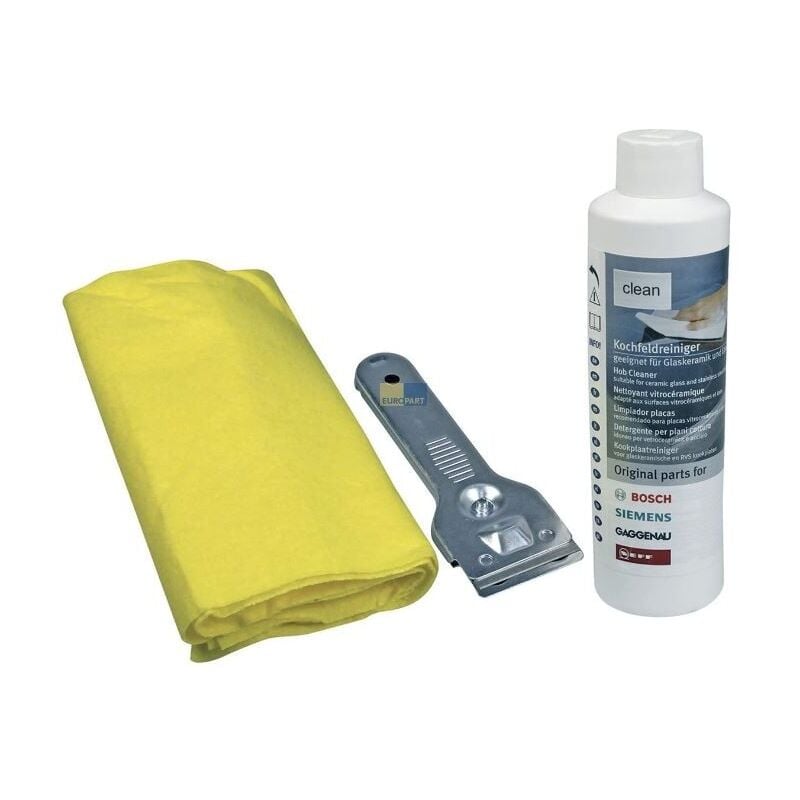 Bosch - Kit de Nettoyage Kit d'entretien Table de Cuisson vitrocéramique 3 pièces 311502 bsh