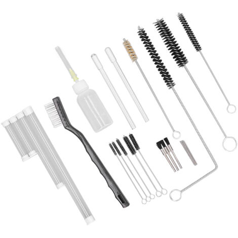 Kit de nettoyage pour aérographe avec spray, lubrifiant, pinceaux et aiguilles de rechange