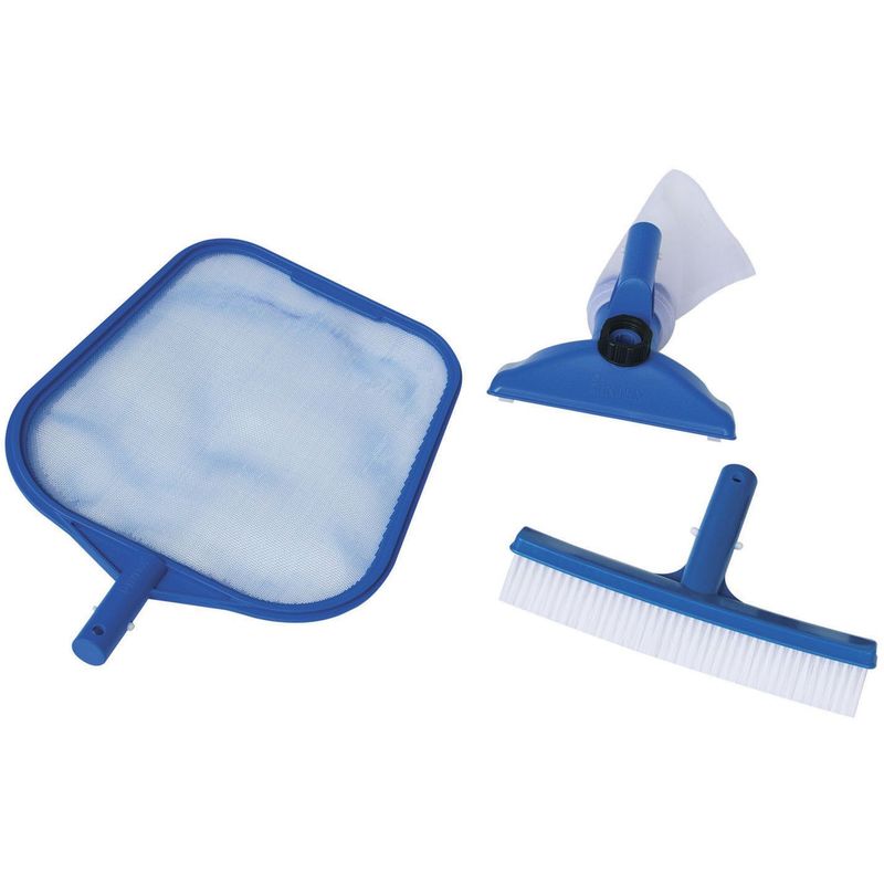 Intex - Kit de nettoyage pour piscine - 3 Pièces - 48 x 34 x 12 - Bleu