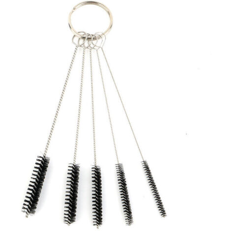 Kit de nettoyage professionnel pour aérographe Indispensable pour la peinture de maquettes Nettoyage en profondeur pour prolonger la durée de vie de votre aérographe Comprend brosse, grattoir, alés