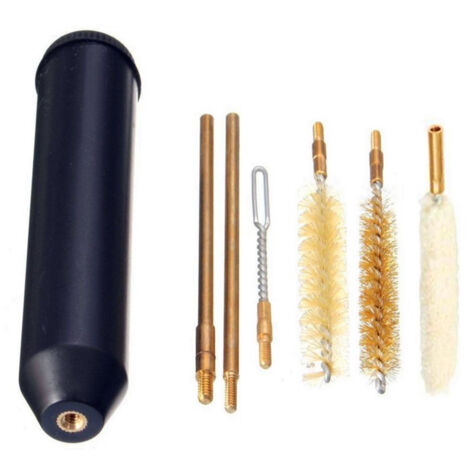 Kit de Nettoyage,kit de Nettoyage 38/357Cal 9Mm,kit de Nettoyage de Pistolet Brosse en Nylon pour Outils de Nettoyage de Pistolet Accessoires de Chasse