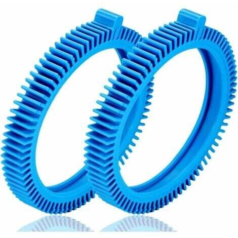 Kit de neumáticos azul de 2 piezas serie 896584000-143 con ruedas de compresión Super para limpiafondos 2X y 4X Phoenix, compatible con limpiadores de piscinas Hayward Phoenix.