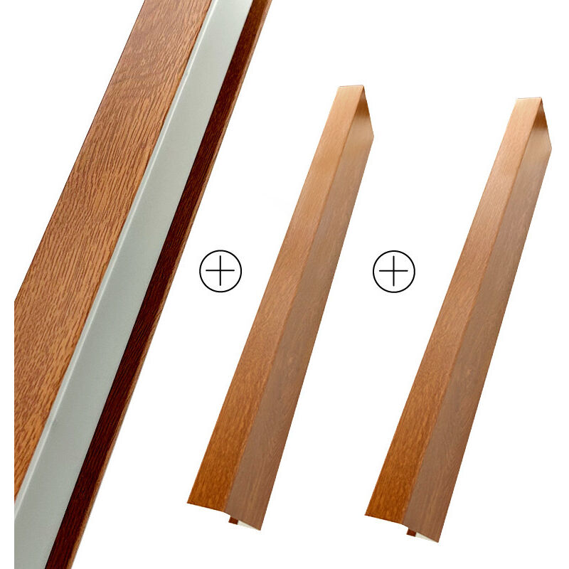 Kit de nez de cloison en alu 15/10ème pour encadrement de porte - 74mm - CD28 Aluhome