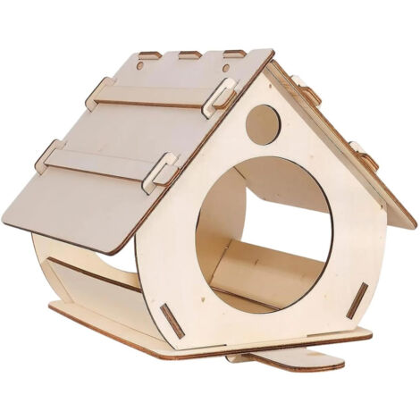 Kit de Nichoir en Bois à Assembler – Mangeoire pour Oiseaux, Décoration de Jardin et Cadeau pour Amoureux de la Nature