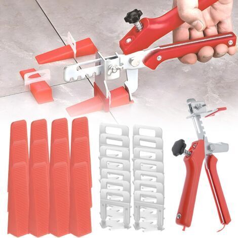 Kit de Nivellement Autonivelant pour Carrelage - 601 Pièces Croisillons 2mm Outil de Pose pour Carreaux de Sol et de Mur Élimine les Niveaux Inégaux