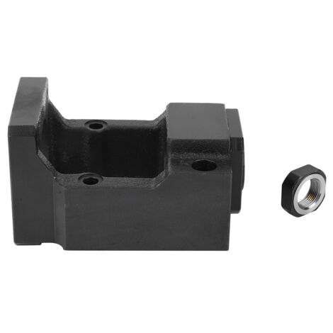 Kit de paliers à vis à billes MBK10-60 pour moteur servo, incluant base de montage et roulements de précision