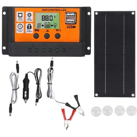 Kit de panneau solaire 600 W avec contrôleur de charge 100 A 18 V pour la charge solaire