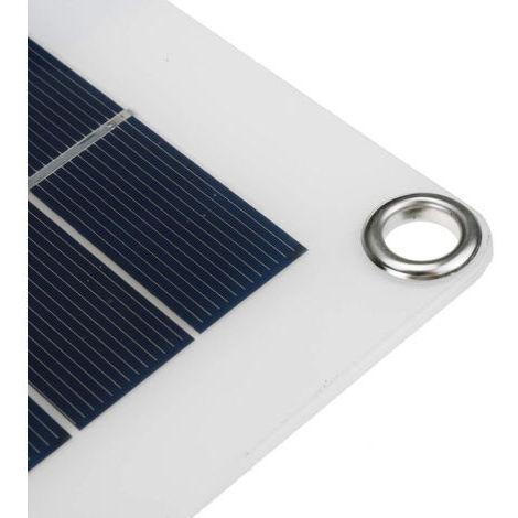 Kit de panneau solaire flexible portable 20 W, commutateur 12 V, carte d'interface de charge USB, avec contrôleur 300 W, cellules étanches, pour téléphone, camping-car, voiture