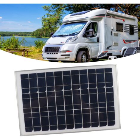 Kit de Panneau Solaire Portable 100W 18V Monocristallin pour Camping et Véhicules - 42x27cm, Multi-Interfaces avec Controller MPPT