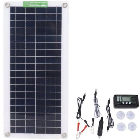 Kit de panneau solaire portatif de 30 W 18 V panneau solaire monocristallin de 30 watts 18 volts pour le bateau marin de voiture RV