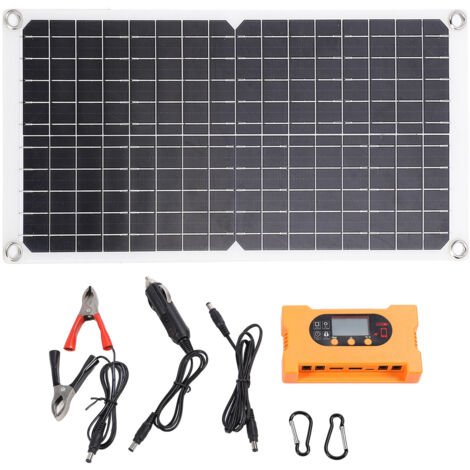 Kit de panneaux solaires 17W, 100A, étanche IP65, chargeur Portable 18V pour voiture RC, hangar de bateau