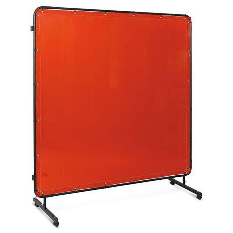 Kit de pantalla de protección para soldadura con ruedas  Naranja