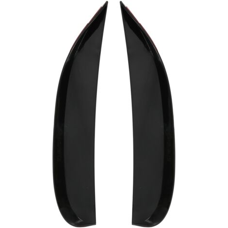 Kit de parachoques delantero tipo canard de ABS negro de 2 piezas para Mercedes-Benz Clase C W205 AMG-Line 2019+