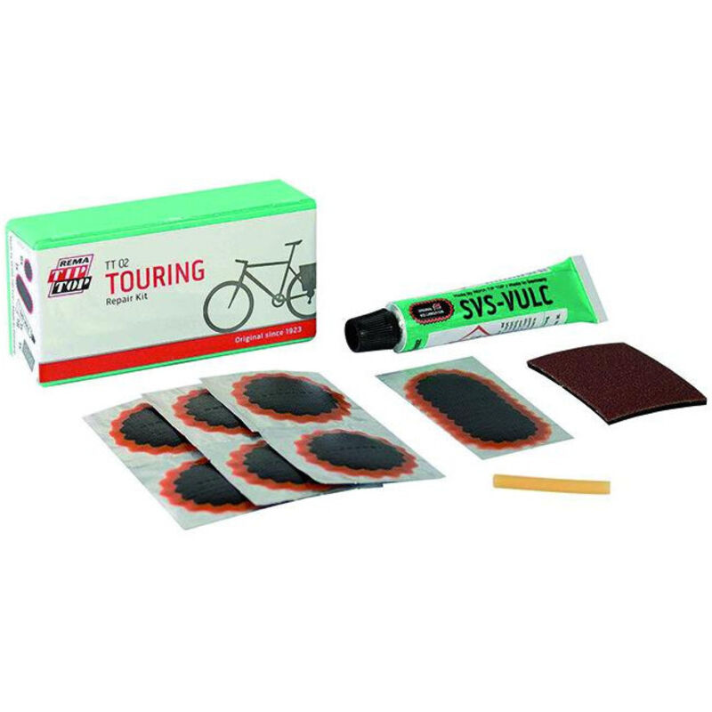 Kit De Parches Para Bici, Kit Completo 7 Parches Con Pegamento Y Lija