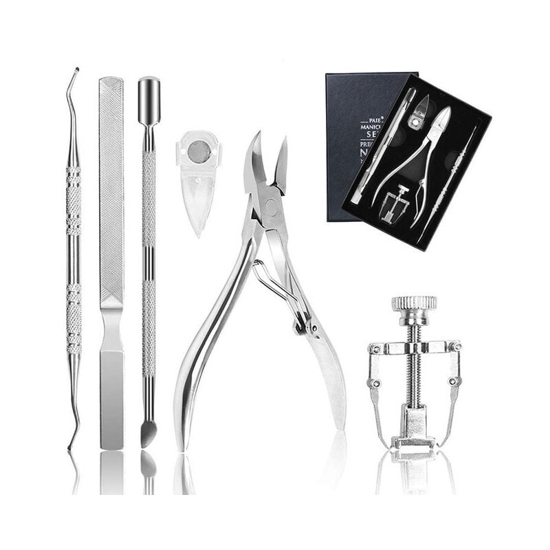 Kit de pédicure 6 pièces pour ongles incarnés Traitement des ongles incarnés