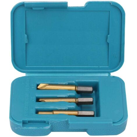 Kit de perçage et de taraudage performant, extracteur profond à spirale pour un retrait rapide, construction en acier au chrome-molybdène garantissant une longue durée de vie et-AquaForge
