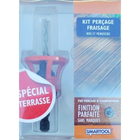 Kit de perçage et fraisage pour métal, bois et plastique – Haute précision – Forets et fraises inclus – Compatible mandrins standards – Smartool