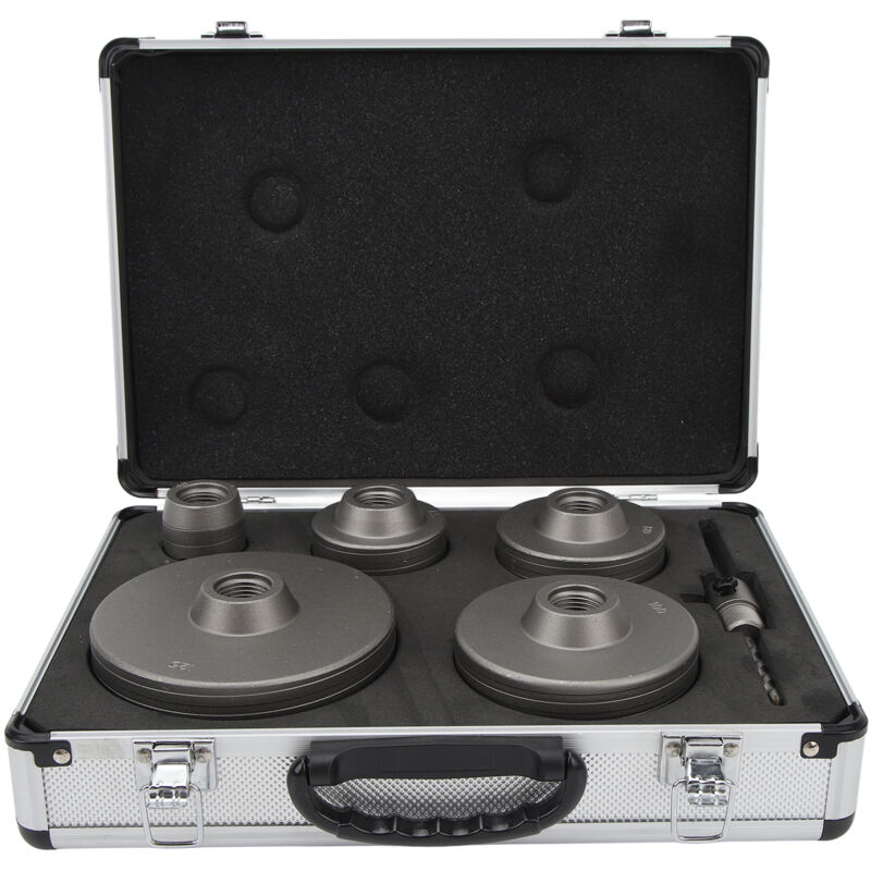 Kit de perçage pour mur de briques et de ciment, scie cloche pour béton, 6 pièces, 40-125mm (vendu exclusivement dans les entrepôts à l'étranger)