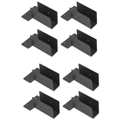 Kit de pergola en acier inoxydable pour menuiserie - Support de fixation supérieur (lot de 8)