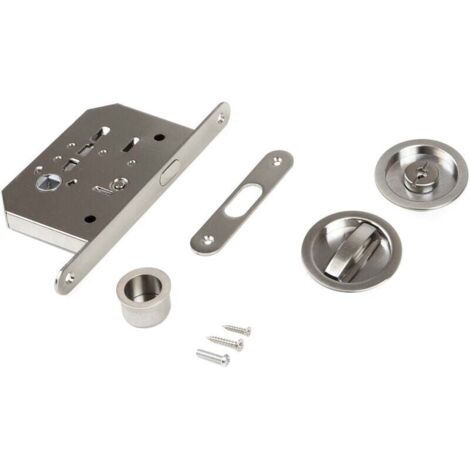 Kit de pestillo para puerta corrediza con perno redondo