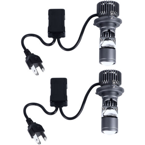 Kit de phares LED de voiture Super lumineux 12V H4 8000LM, projecteur de feux de croisement haute puissance pour véhicule