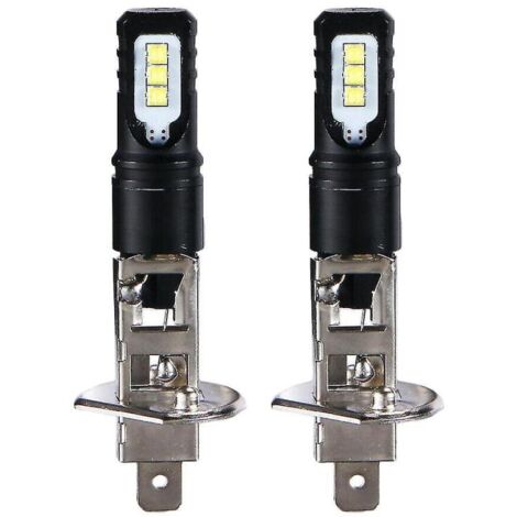 Kit de phares LED H1 6000k blanc ultra-brillant 6000lm (2 x 6000k) - Feux de route