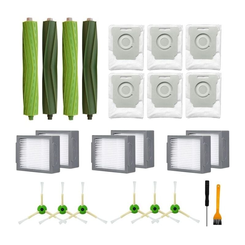 Forehill - Kit de PièCes de Rechange pour Aspirateur IRobot Roomba J7 J7+/Plus I7 I7+I3 I3+I4 I4+I6 I6+I8+E5 E6 E7