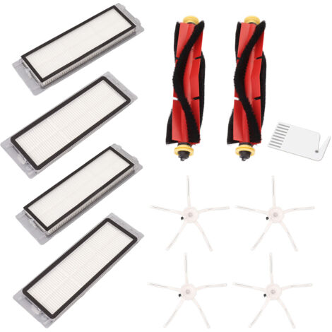 Kit de pièces de rechange pour aspirateur robot Mijia Roborock - Brosses, filtres et accessoires d'entretien