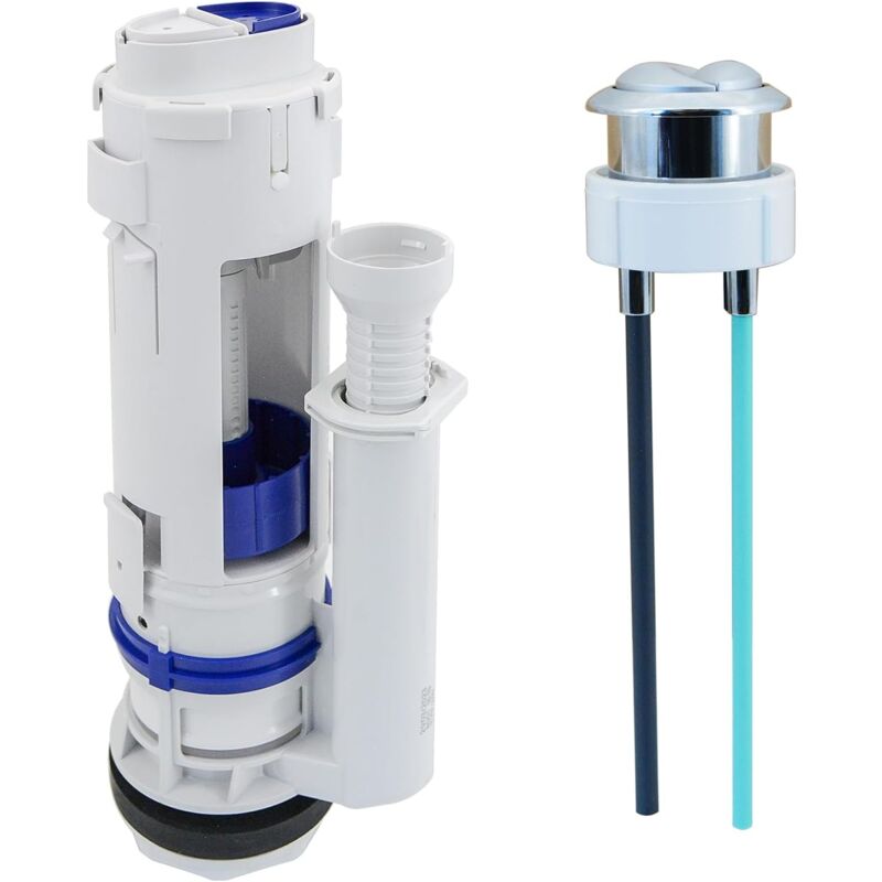 Sjqka - Kit de pièces de rechange pour robinet et bouton à double chasse d'eau pour toilettes séparées Geberit avec bouton supérieur de 38 mm, kit de