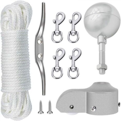Kit de pièces de réparation pour mât de drapeau