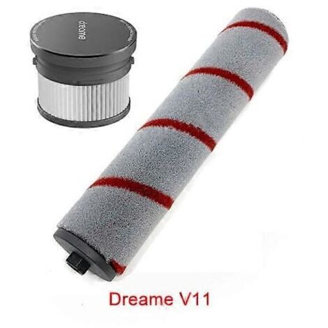 Kit de pièces détachées pour aspirateur à main Dreame V10/V11 : filtre HEPA, brosse rotative, brosse douce, brosse principale, filtre pour brosse rotative V11-AquaForge
