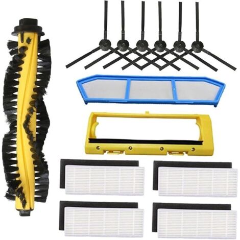 Kit de pièces pour aspirateur Robot ilife A4, brosse principale, filtre, brosses latérales