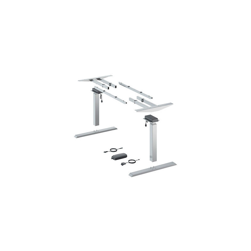 Hettich - Kit de piètement de bureau motorisé Steelforce Pro 470 sls - finition blanc