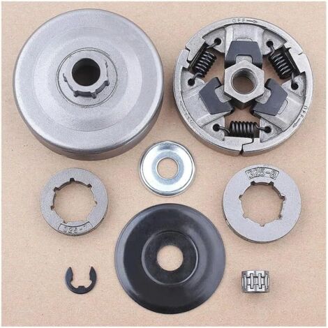 Kit de pignon de jante de tambour d'embrayage for tronçonneuse SIHL 026 MS260 024 MS240 1121 160 2051, 11211602050 avec roulement à aiguilles accessoires pour tondeuses à gazon