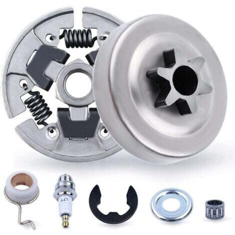 Kit de pignon et embrayage 3/8 pour tronçonneuse STIHL MS170 MS180 MS210 MS230 MS250, pack complet 7 pièces