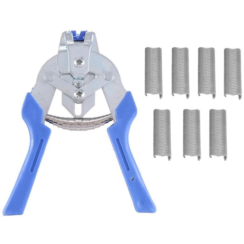 Kit de pinces à anneau à clous m pour la fixation de clôtures, l'installation de rembourrage, les pinces de réparation de cages à lapins, 5 boîtes