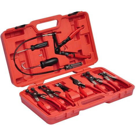 Kit de pinces à collier et tournevis 10 pièces