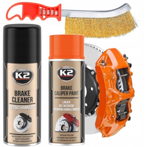 KIT DE PINTURA PARA PINZAS DE FRENO K2 SPRAY NARANJA