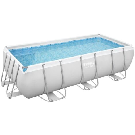 Kit de piscina rectangular sobre suelo 4,04 x 2,01 x 1 m HAWI