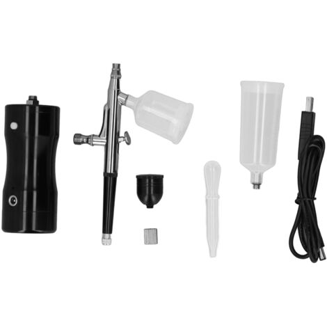 Kit de pistolet à peinture sans fil rechargeable par USB pour maquillage, modélisme et décoration de gâteaux
