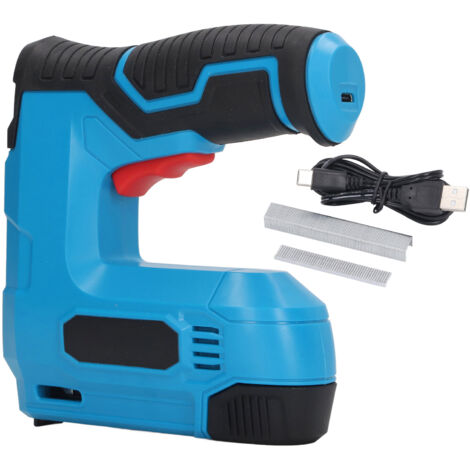 Kit de pistolet agrafeuse sans fil, Portable, domestique, électrique, alimenté par batterie au Lithium, pour le bois