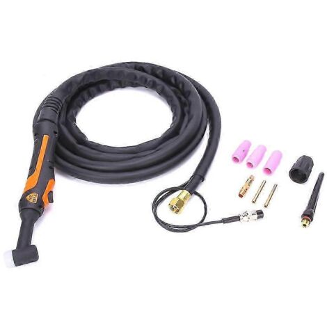 Kit de pistolet de soudage à l'arc Tig WP-26F avec buse souple flexible et torche de soudage refroidie par air