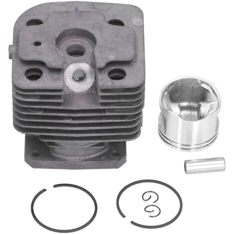 Kit de Piston de Cylindre 44 MM 4116 020 1215 Remplacement avec Trou Inférieur de 44 Mm Facile à Installer pour Stihl FS400 FS450 FS480 SP400 FR450