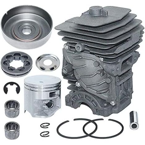 Kit de piston de cylindre 44 mm pour tronçonneuse Stihl MS251 – Remplacement efficace – Alésage 44 mm – Performance optimale