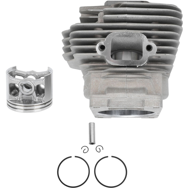 Kit de piston de cylindre 56 mm en aluminium facile à installer, assemblage de piston de cylindre adapté aux pièces de rechange pour outils de jardin