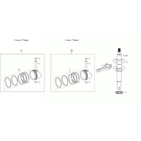 KIT DE PISTÓN ORIGINAL EMAK L66151571
