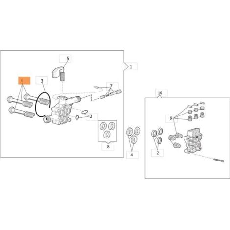 KIT DE PISTONS EMAK D'ORIGINE CH24090136