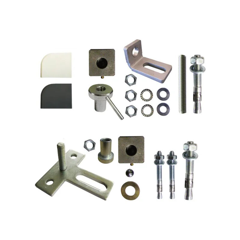 Ing Fixations - Kit de pivote 45x45 mm para puertas de acero con umbral i.n.g Fixations